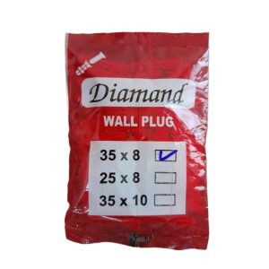 35mm x 8 mm Wall plug Diamond